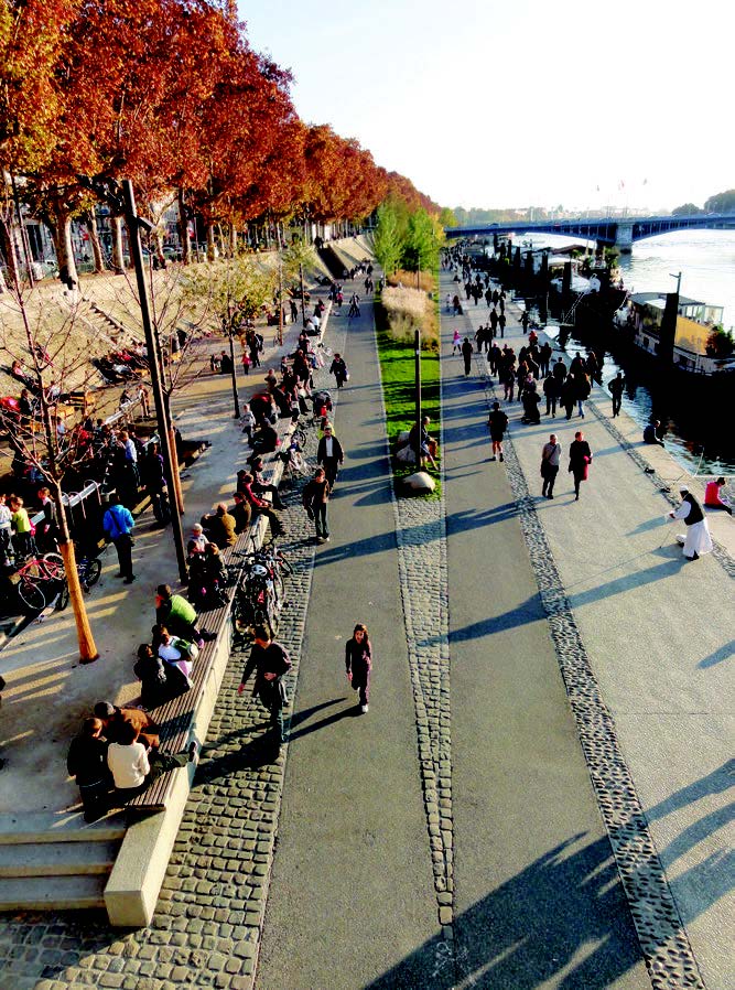 Wonderland-Lyon-riverfront-pedestrians-cyclists