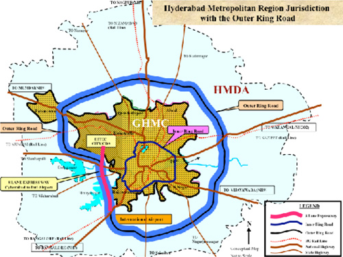 Hyderabad-Fort-town-fabulous-Map-Hyderabad-Metropolitan-Region-w-Outer-Ring-Road