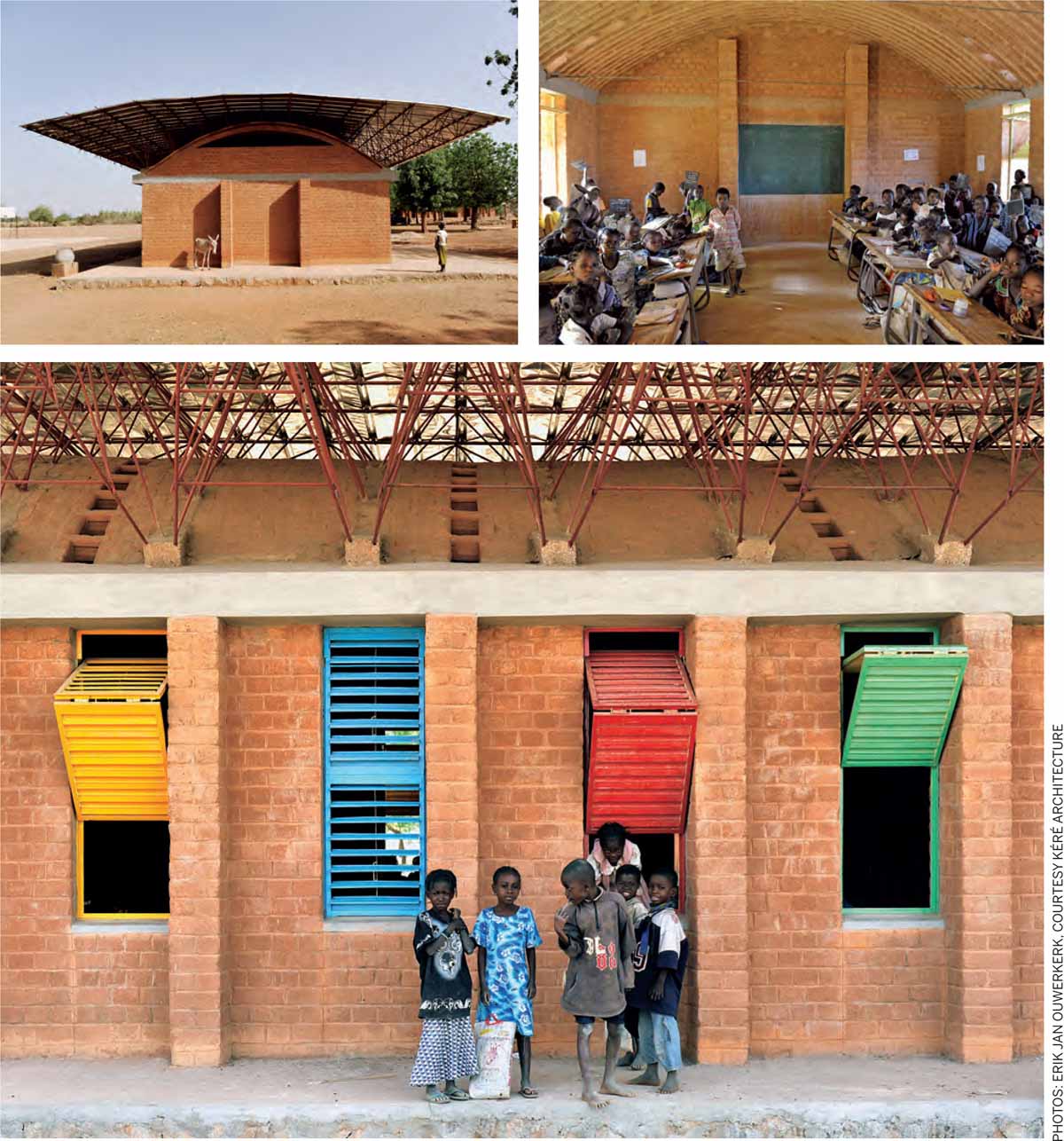 Bridging-the-Gap-Gando-School-Extension-hand-made-compressed-stabilised-earth-blocks-town-West-Africa-Kéré-Architecture