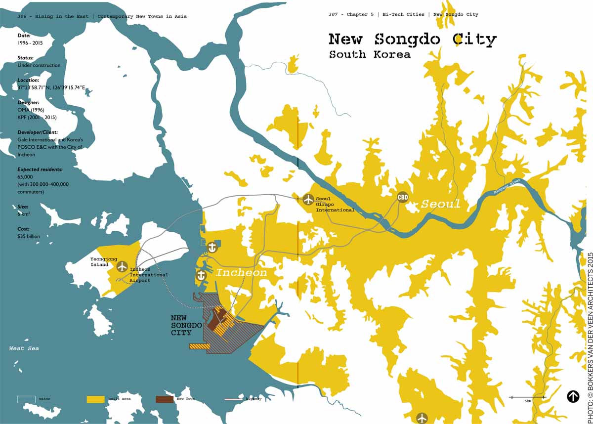 Smart-Cities-New-Songdo-City-Incheon-Free-Economic-Zone-reclaimed-land
