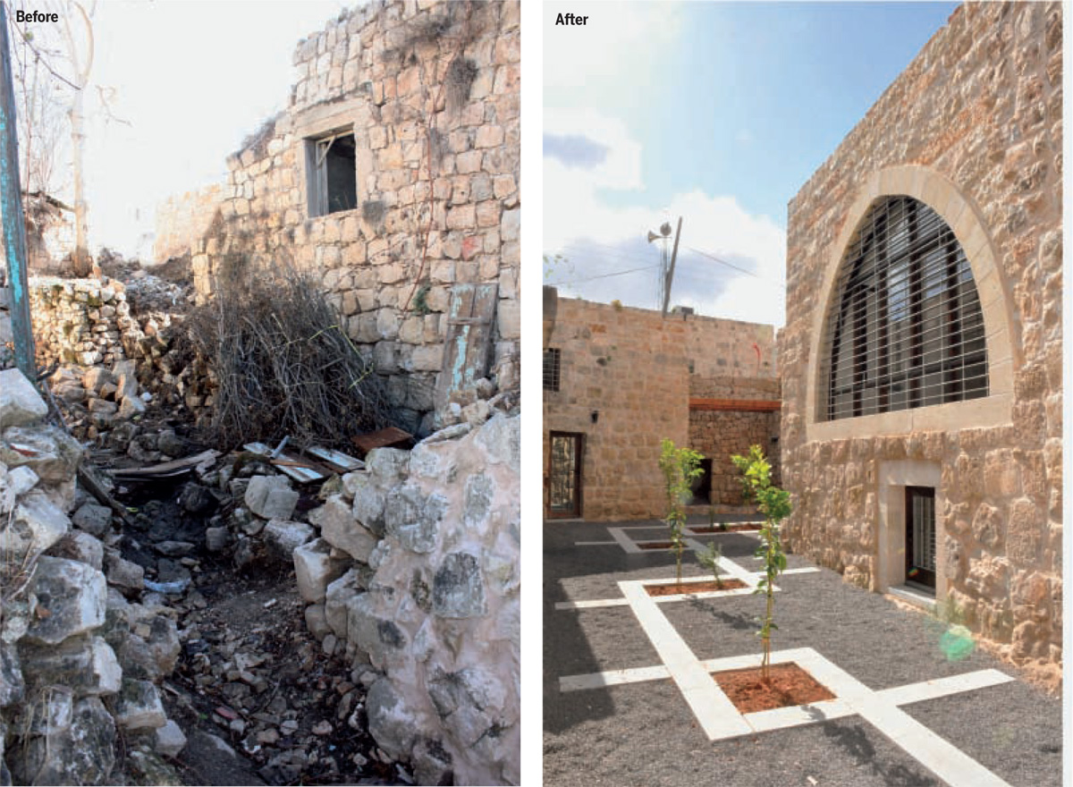 Building-Belief-in-Riwaq-hosh-el-etem-residency-birzel-before-after