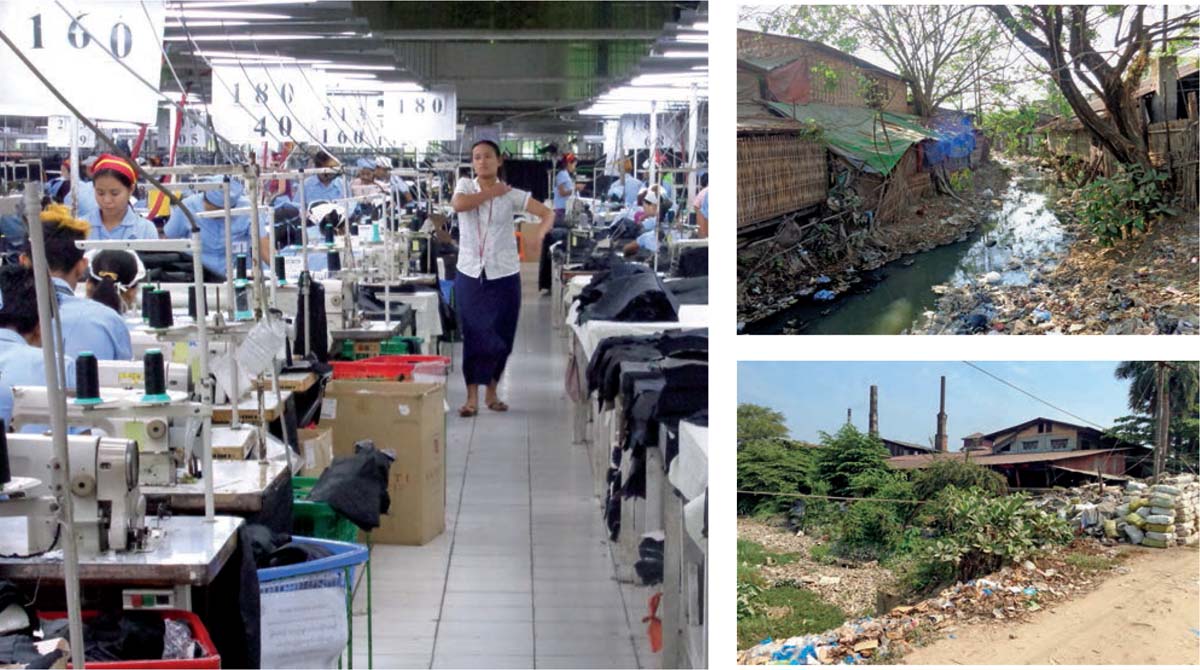 YANGOON-Democratic-Development-Planned-Urban-Transformation-Garment-factory-Shwe-Pyi-Tar-Township-Drain-Insein-Factory-waste