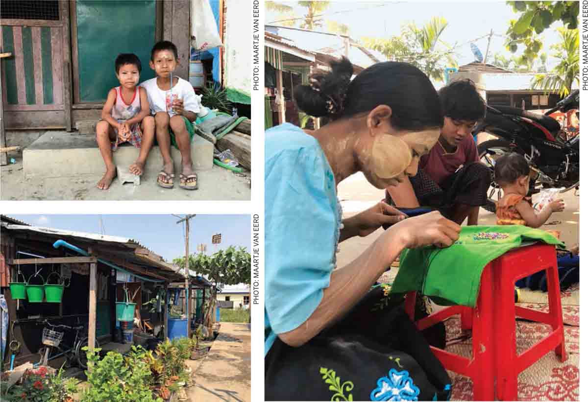 Empowering-Migrant-Communities-Children-Htantapin-project-Bead-embroidery-North-Okkalapa-Fire-fighting-preparedness