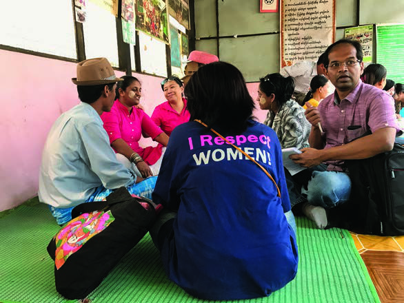 Empowering-Migrant-Communities-International-trainees-IHS-course-North-Okkalapa-project