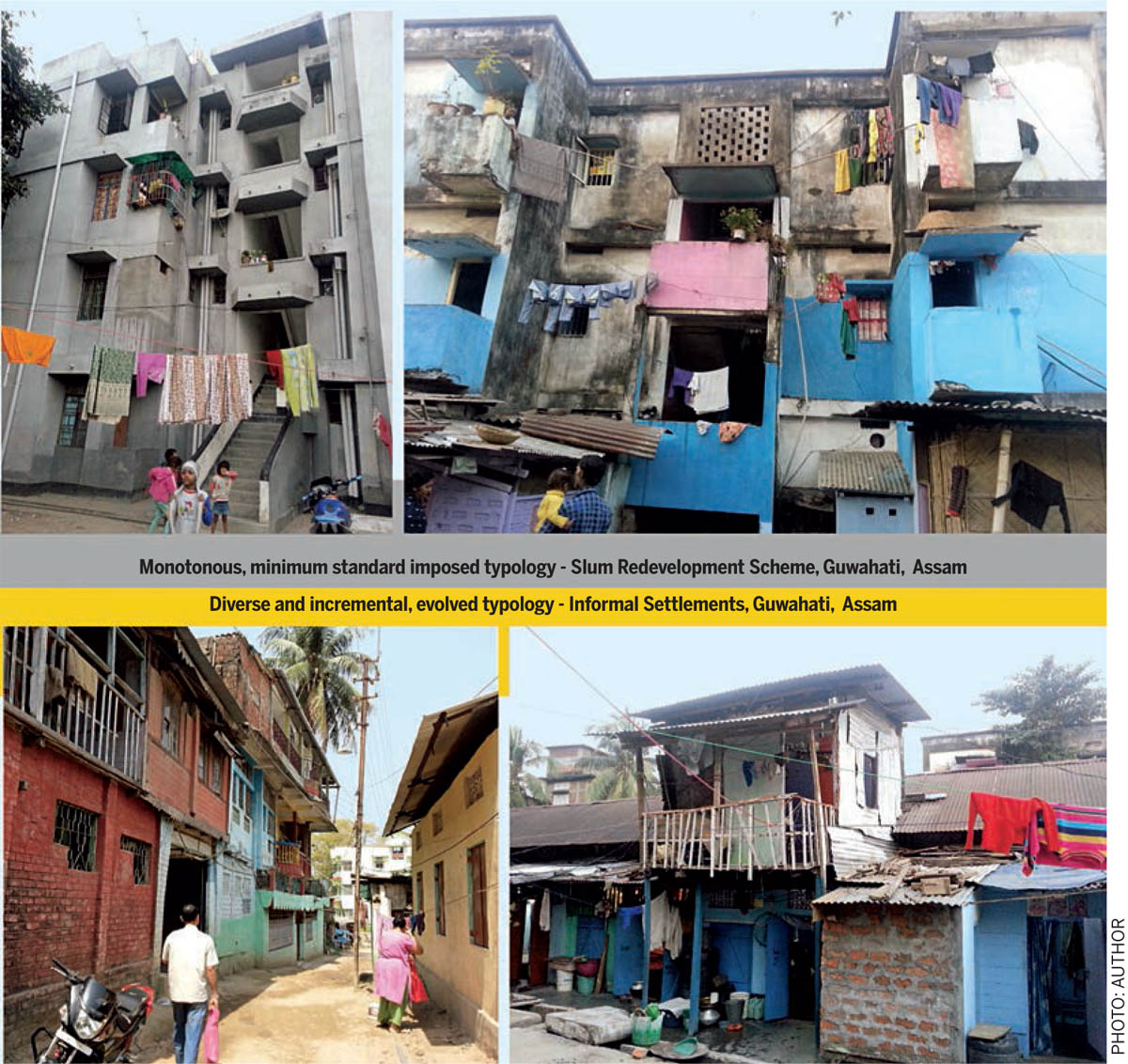 Implications-Policy-Practice-Monotonous-minimum-standard-imposed-typology-Slum-Redevelopment-Scheme-Guwahati-Assam-incremental-evolved