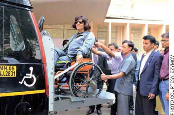 Cabs-Disabled-wheelchair-passenger-glides-van