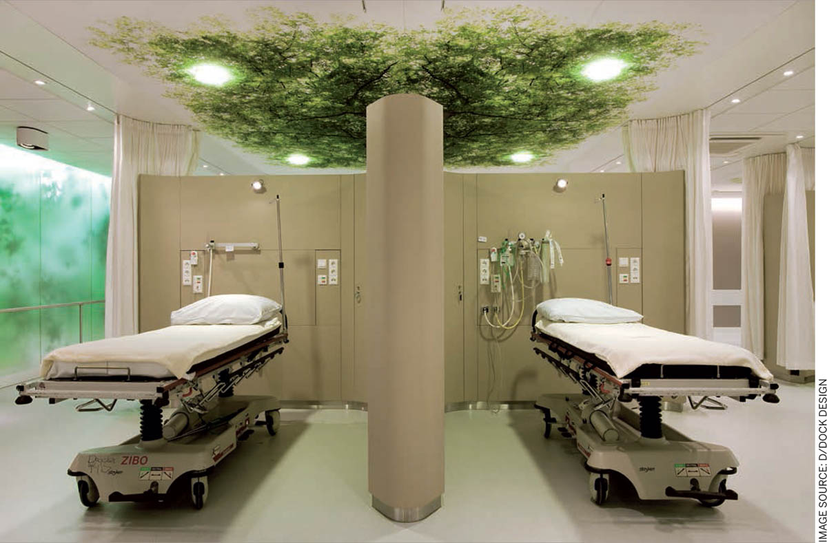 Green-Hospitals-day-surgery-centre-VU-Medisch-Centrum-Amsterdam-ceilings-screen-printed-tree-crowns