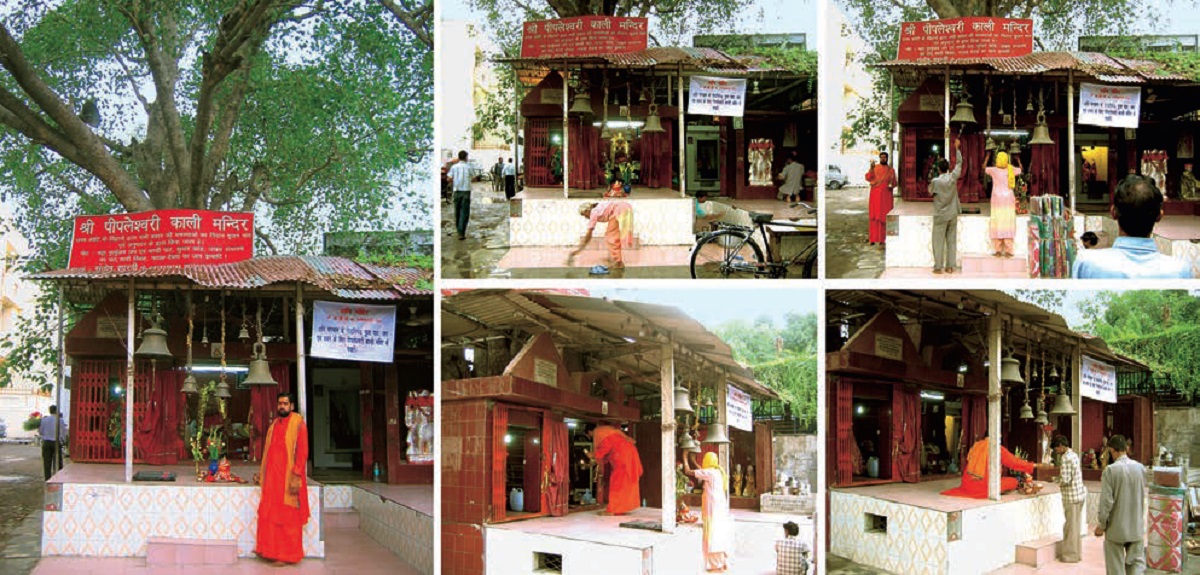 MILLENNIAL-PARADIGM-INDIAN-URBANISM-Consecrated-Tree-Pipaleshwari-Temple-Connaught-Place-New-Delhi-daily-morning-activities