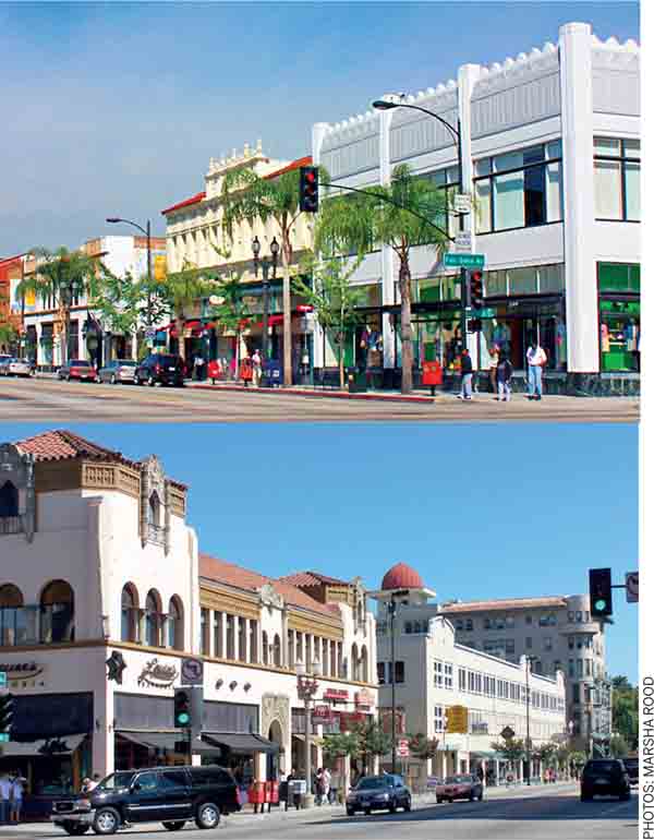 Transformation-Old-Pasadena-Reused-historic-buildings-Colorado-Boulevard-garages-seamless-part-urban-fabric