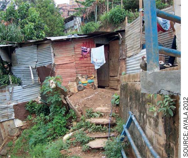 Informal-Housing-conditions-Barrio-La-Silsa-Moran-Caracas