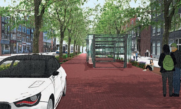 Car-Free-City-Design-three-elevator-buildings-FACS-pedestrian-zone
