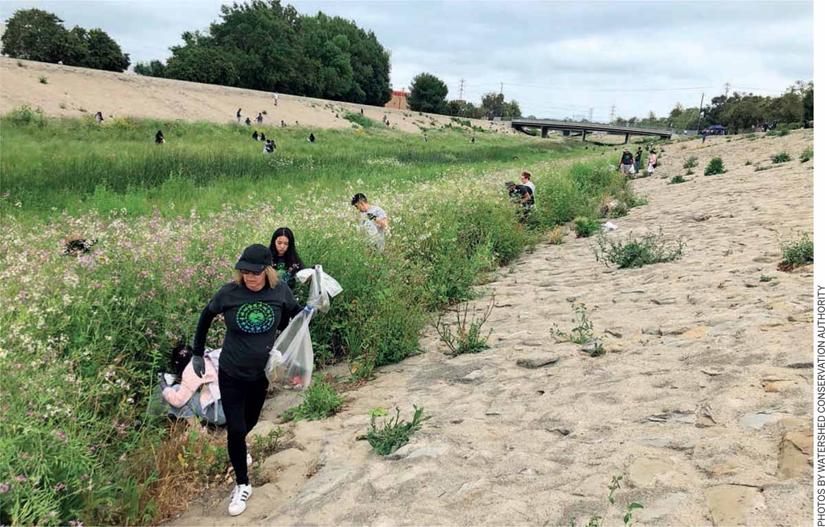 Art-Reconceptualizes-City-FoLAR-Los-Angeles-River-2019-Hundreds-volunteers-yearly-river-cleanups-Lewis-MacAdams-context-performance