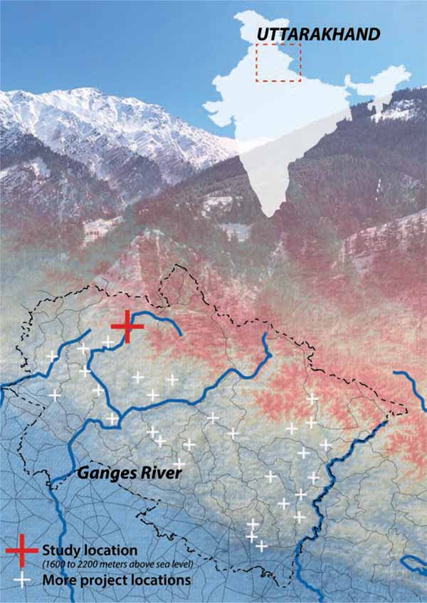 Small-development-initiatives-rural-Himalayan-communities-Map-showing-geography-Uttarakhand-locations-villages-small-scale-livelihood-initiatives
