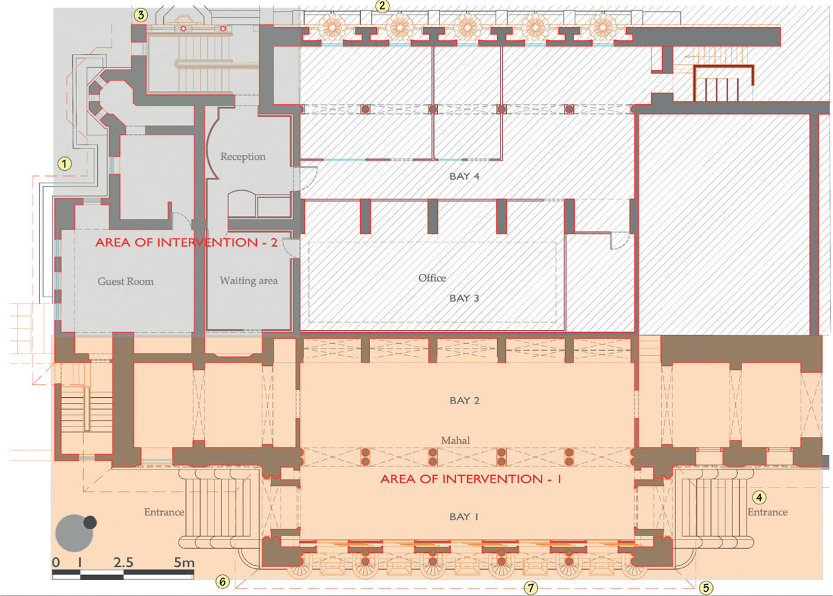 Conserving-18th-Century-Summer-Garden-Palace-Plan-Mahal-offices-grand-reception-hall-guests