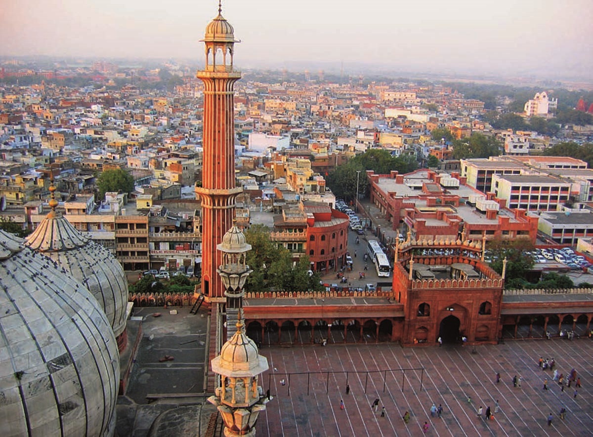 Re-evaluating-Urban-Asia-View-Shahjahanabad-Jami-Masjid-India