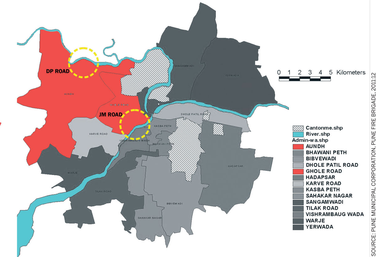 Reclaiming-Streets-Pune-Map-sites-highlighted-city-context