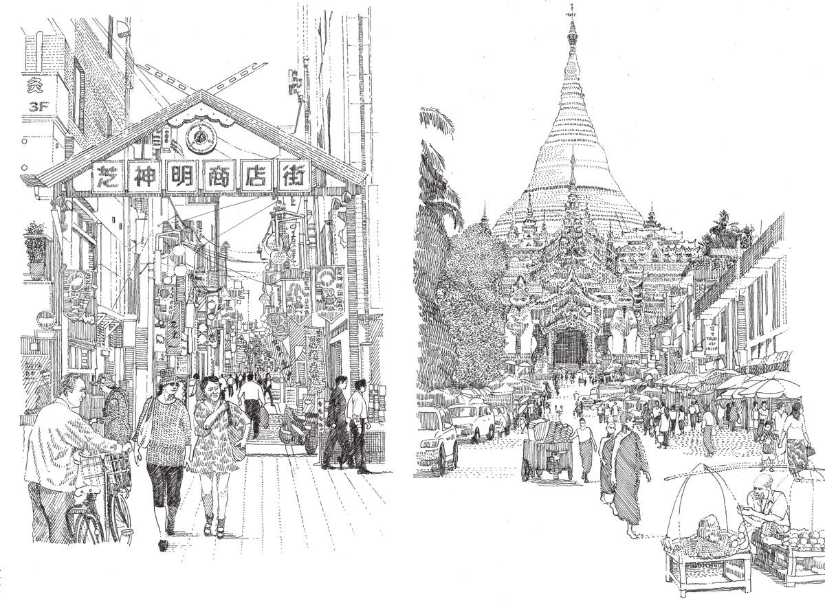 Impressions-Asian-Streets-subdivision-commoner’s-land-Tokyo-progressively-smaller-parcels-hierarchy-narrow-streets-tight-spaces