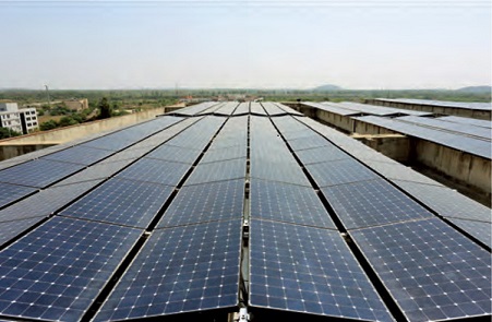 Smart-Campuses-(Ramadas-Kamath---EVP-of-Infosys)-East-west-oriented-solar-installation-Chennai-Campus