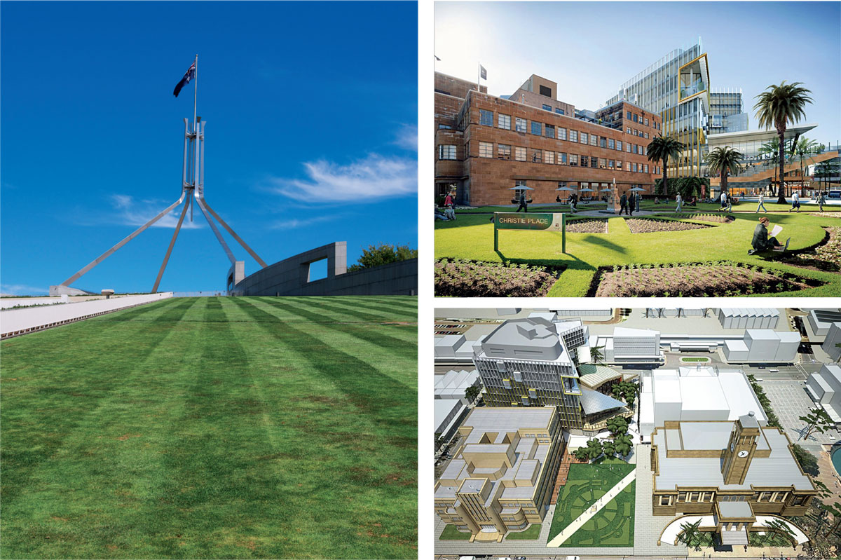 Technology-and-the-Urban-Landscape-Parliament-House-Canberra-irrigated-lawn-over-building-roof