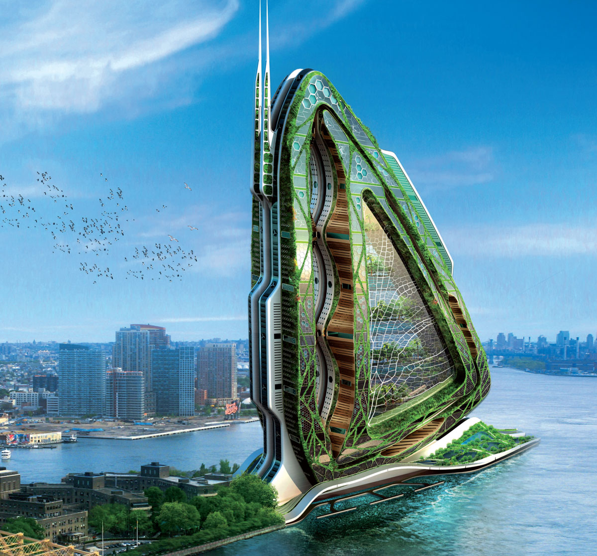 Cities-urban-ecosystems-Dragonfly-vertically-bionic-tower