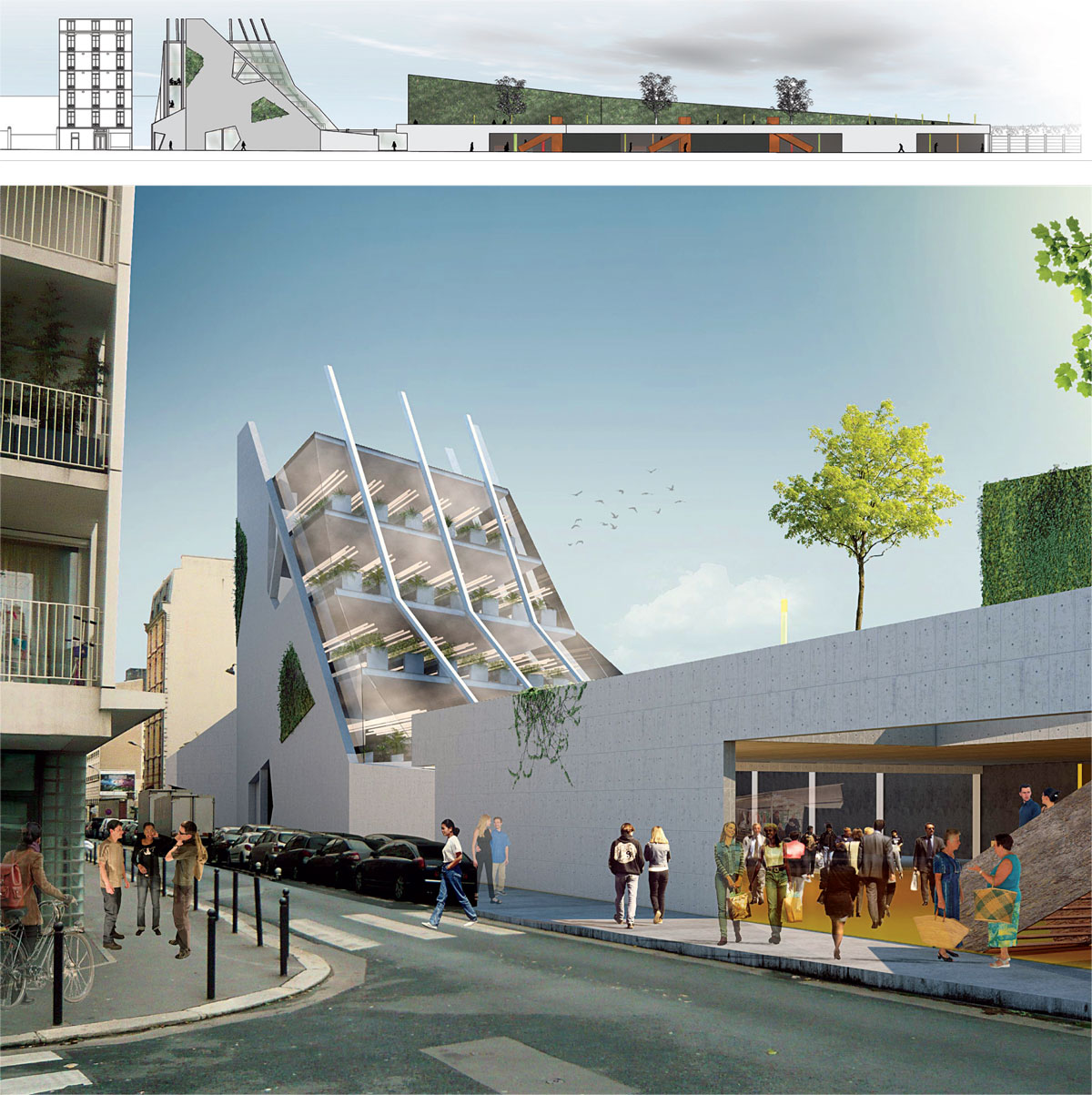 Urban-Farm-Paris-Street-view-elevation