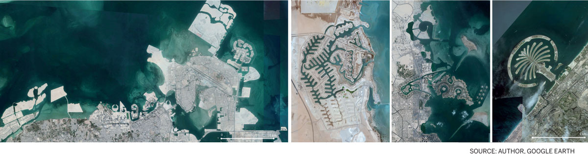 COLONISING-WATER-Environmental-Landscape-Artificial-Islands-Off-shore-developments-GCC-Bahrain-Kuwait-Al-Khiran-Pearl-City-Qatar-UAE-Palm-Jumeira