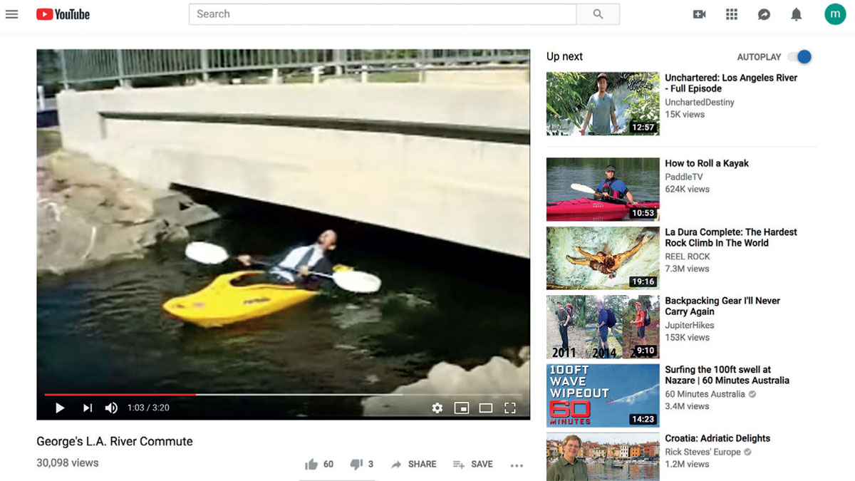 Art-Reconceptualizes-City-L.A.-River-Commute-US-Army-Corps-Engineers-biologist-YouTube-kayaker-George-Wolfe-navigability-Los-Angeles