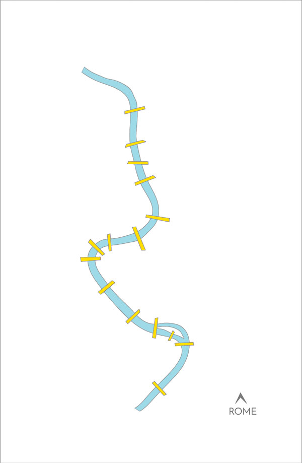 Bridges-Public-Spaces-Schematic-illustration-River-Thames-London-Tiber-Rome-showing-multitude-central-parts-two-cities2