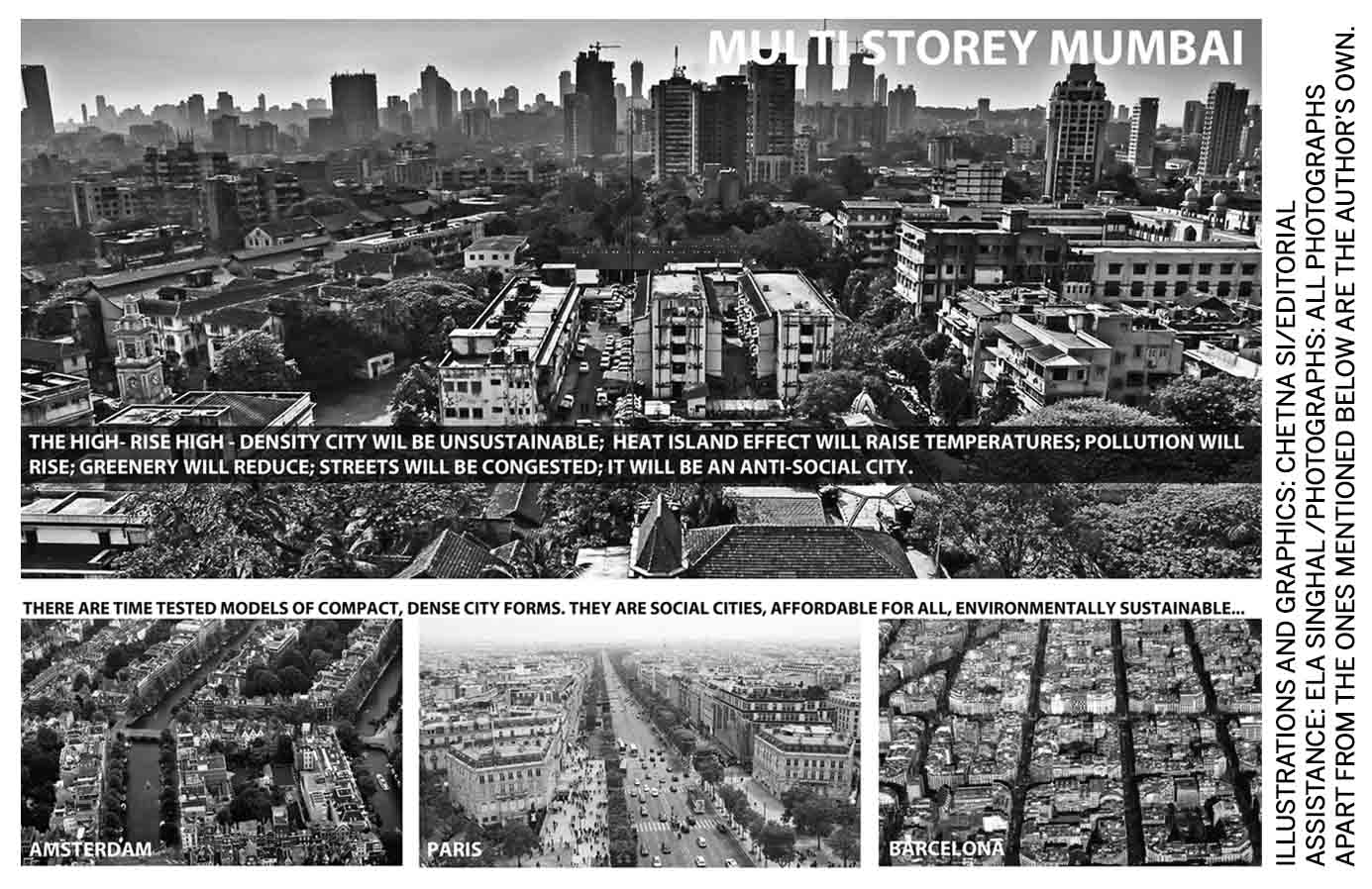 breaking-vicious-cycle-recovering-citizen-delhi-present-wilderness-mumbai-multi-storey-high-rise-density-city-unsustainable-heat-island-raise-temperature-pollution-greenery-reduce-streets-congested-anti-social-time-tested-models-compact-dense-forms-social-affordable-environmental-sustainable-amsterdam-paris-barcelona