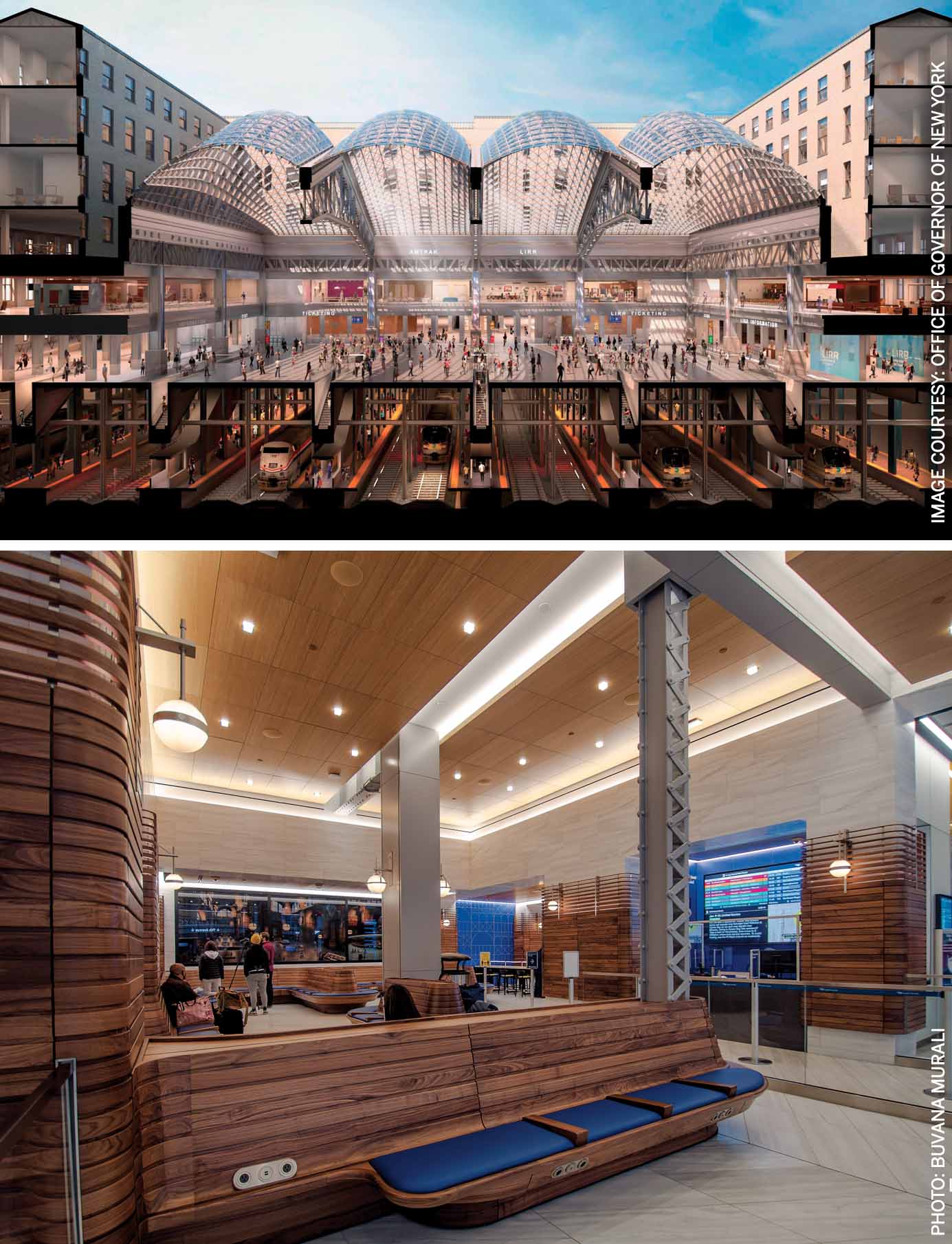 tale-two-beaux-arts-buildings-section-through-moynihan-station-new-concourse-showing-connections-below-grade-platforms-creating-transit-experience-passenger-waiting-areas-recast-post-office-legacy-modern-materials-language