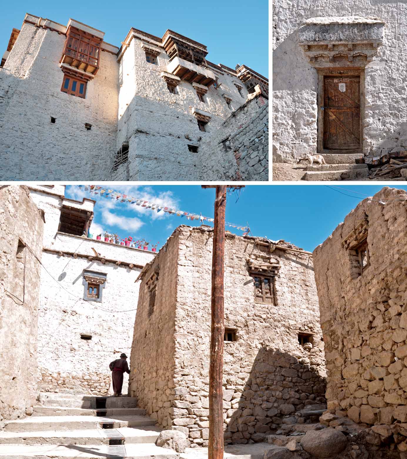 case-regeneration-through-adaptive-reuse-typical-ladakhi-windows-balconies-entrance-ordinary-house-leh-typical-tibetan lintel-showing-stone-masonry-lower-level-adobe-bricks-upper