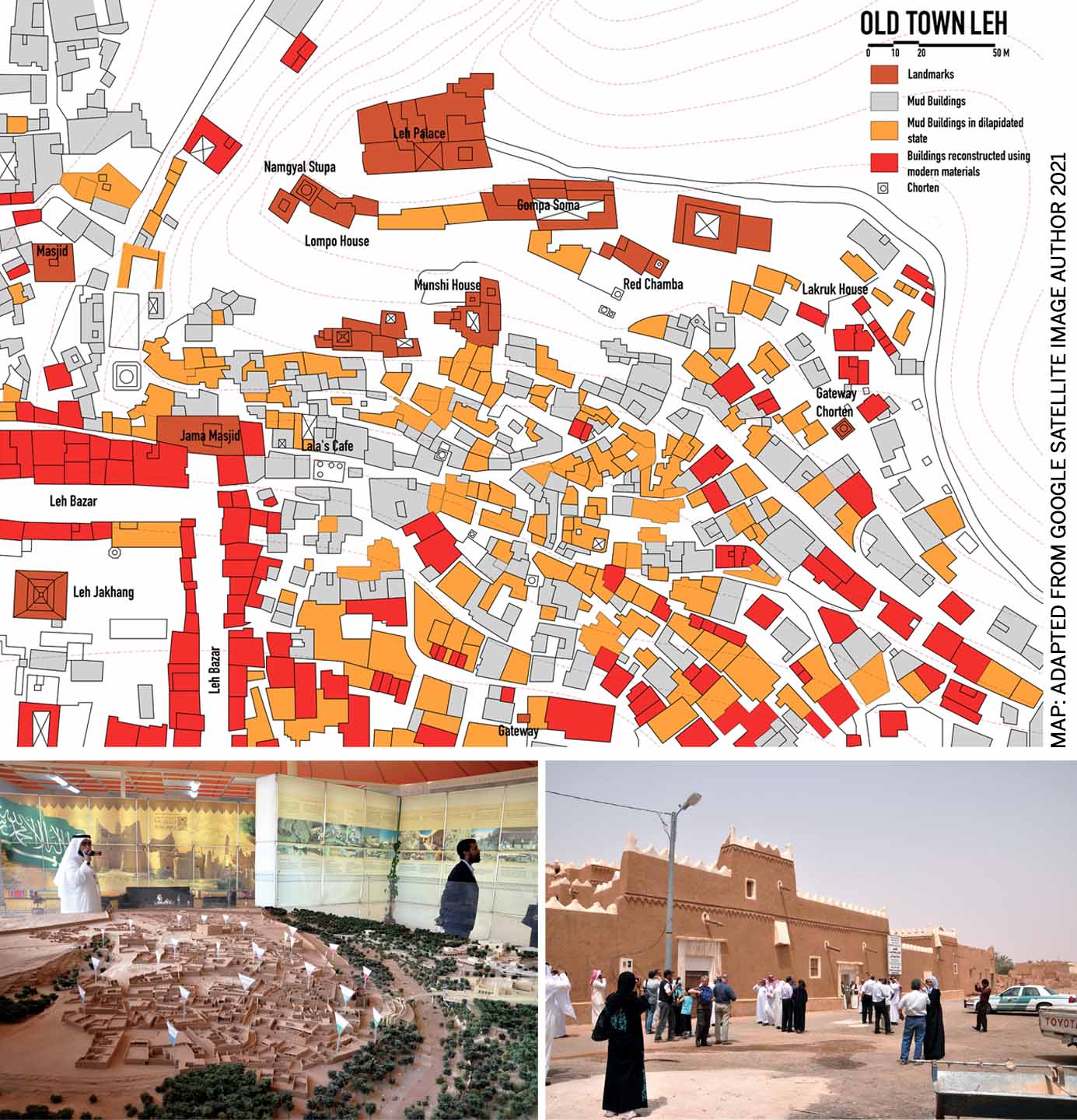 case-regeneration-through-adaptive-reuse-map-old-town-leh-diriyah-mud-regeneration-plan-al-majmaah-saudi-arabia-restored-adaptively-tourist-site