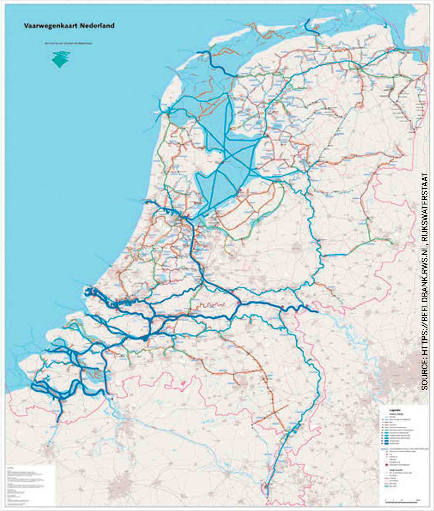 water-management-map-waterways-netherlands-today