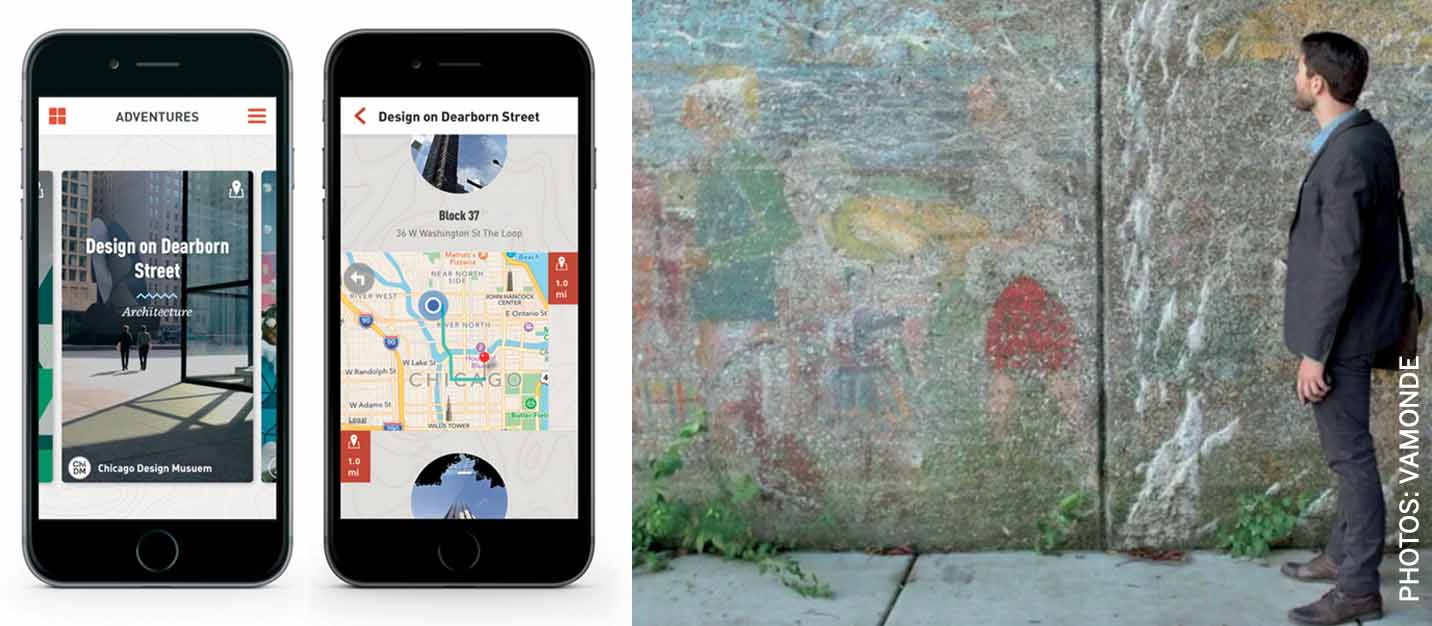 history-through-storytelling-design-dearborn-street-adventure-created-presented-chicago-design-museum-allows-users-walk-shoes-famous-architects-designers-through-heart-downtown