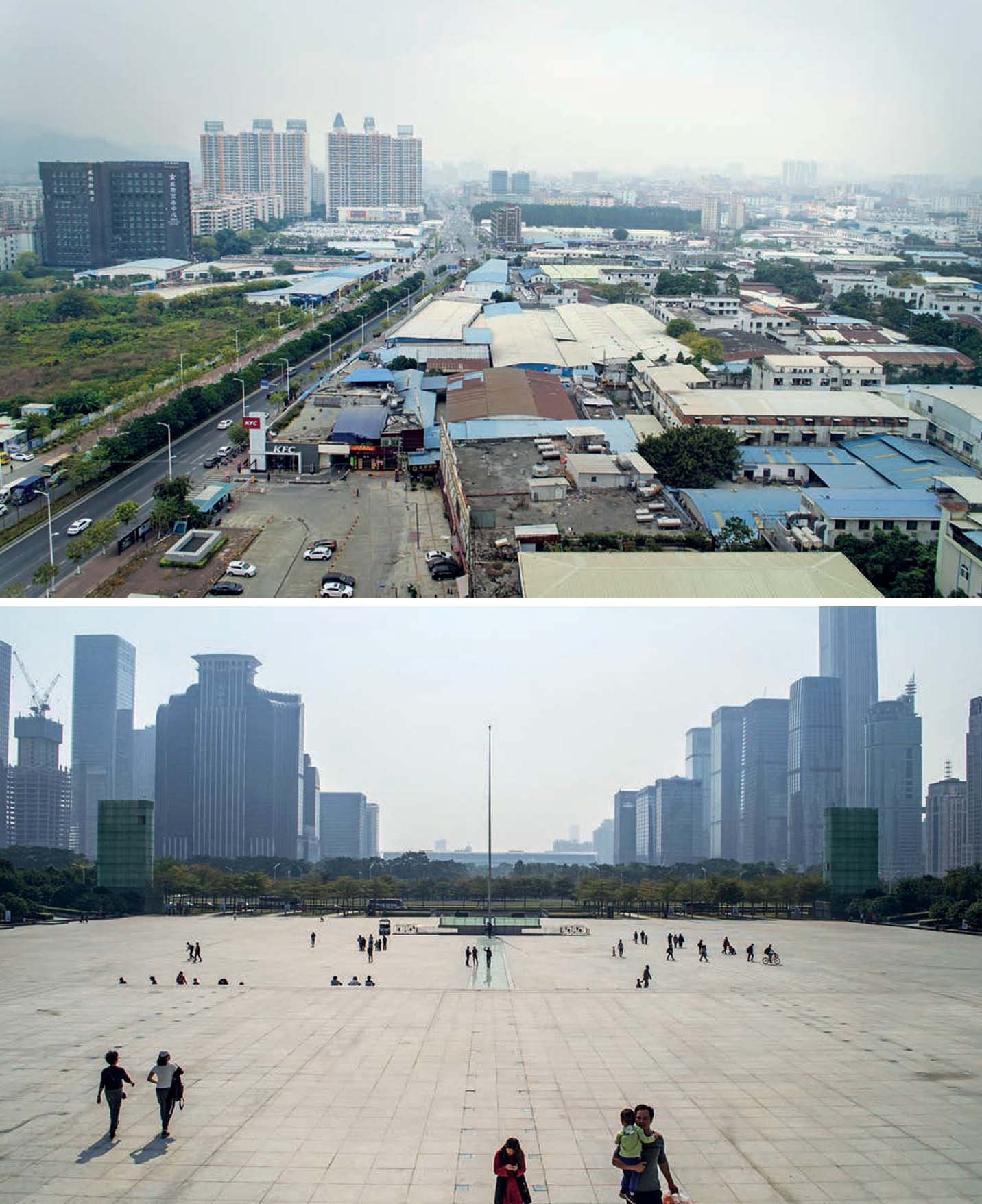 state-waters-aerial-view-guangzhou-baiyun-shenzhen-civic-center-plaza