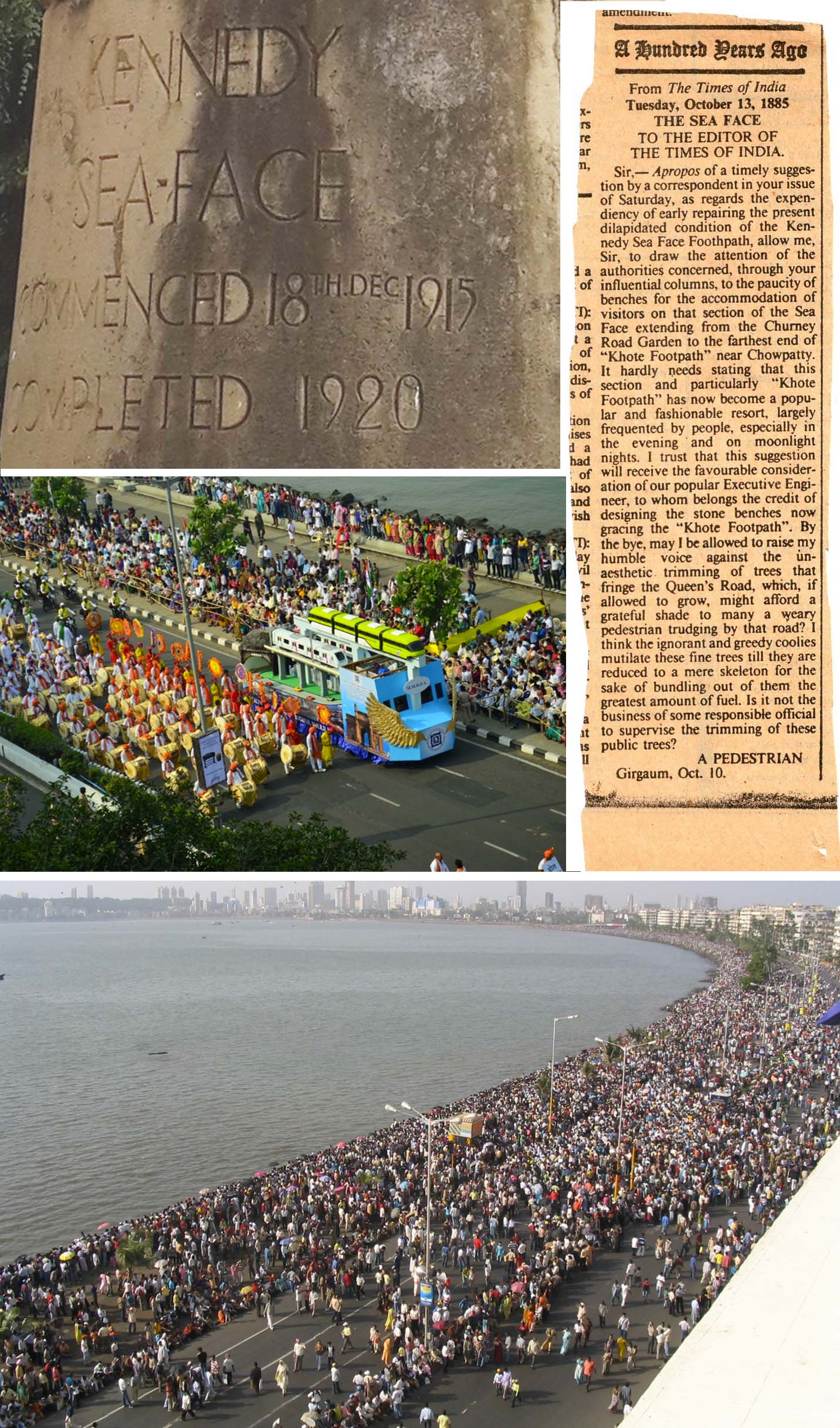 the-refurbishment-marine-drive-kennedy-sea-face-journey-construction-edge-marine-drive-began-1915-article-times-india-dated-october-13-1885-republic-day-parade-2014-air-show-2004