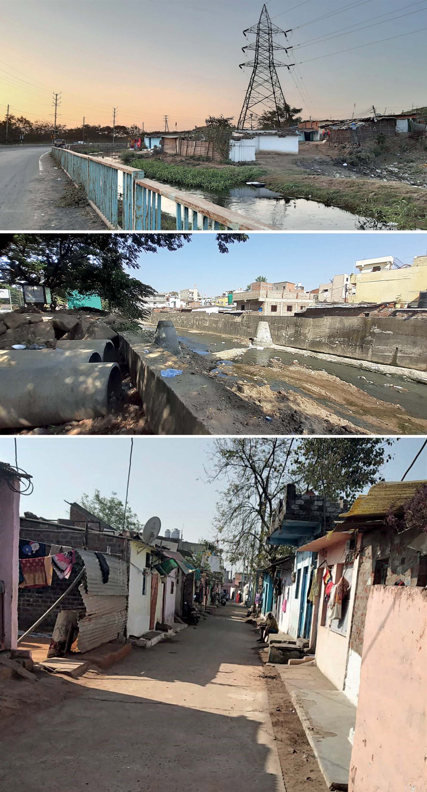 view-from-ground-zero-moving-up-the-urban-ladder-locations-slums-are-common-on-environmentally-vulnerable-sites-patta-colonies-are-resettlement-colonies-with-limited-tenure-rights-access-basic-services-enabled-by-legislation-slum-that-had-grown-along-drainage-canal-around-15-years-ago-has-now-consolidated-with-canal-being-upgraded-part-city-level-sewerage-network-houses-two-three-storeys-high-sought-after-tenants-being-along-major-corridor-now