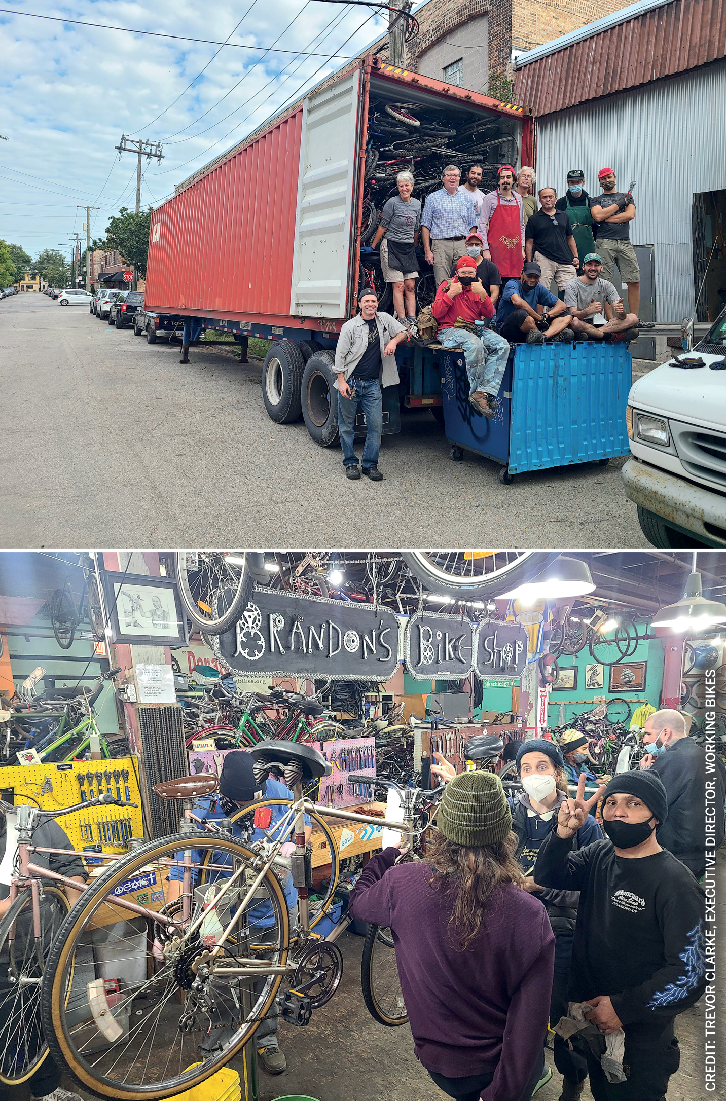 two-wheels-three-steps-healthier-you-working-bikes-volunteers-us-shipping-container-load-their-partner-africycle-zomba-malawai-sign-up-slots-calendar-work-different-shifts-shop