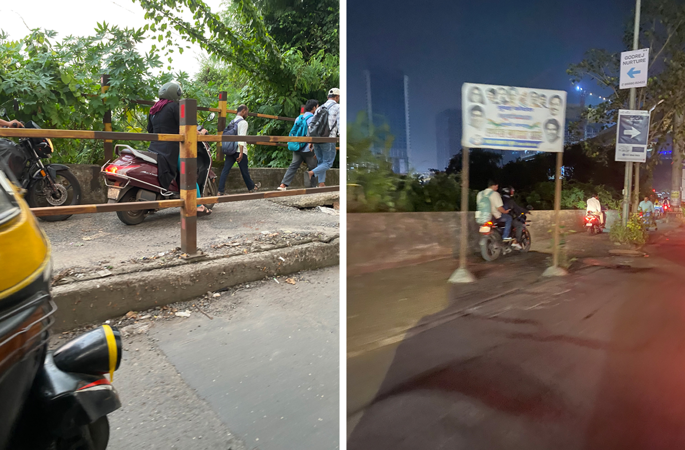 designing-safer-pedestrian-walkways-bikers-footpaths-rush-hour-mumbai
